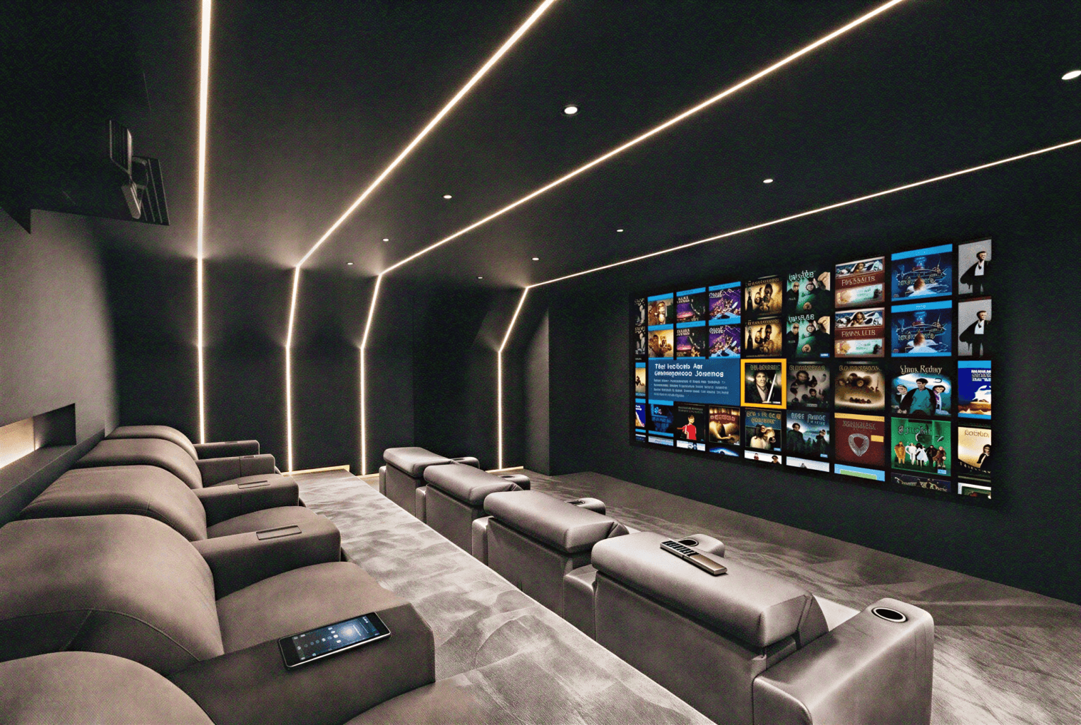 Custom Home Theater Room Construction Service
